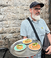 Harry Rubenstein food tour guide