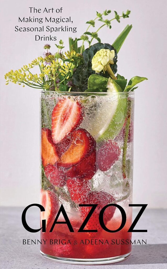 Cover of Gazoz: The Art of Making Magical, Seasonal Sparkling Drinks by Benny Briga and Adeena Sussman.