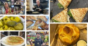 Best food at Mahane Yehuda Market in Jerusalem - mufleta, knafeh, shamburak, kubaneh and more
